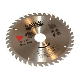 [37757] DISQUE A BOIS CIRCULAIRE D180 MM - D30 MM - 40 DENTS