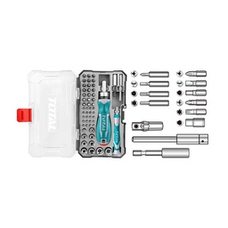 [37969] TOURNEVIS A CLIQUET INTERCHANGEABLES 55PCS
