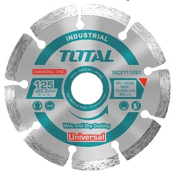 [39048] DISQUE DIAMANTE SEGMENTE 125(5-)*22MM POUR BETON ( INDUSTRIEL )