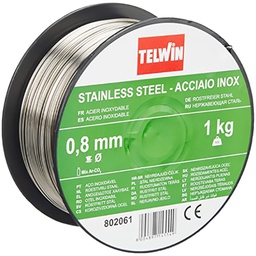 [39163] BOBINE FIL ACIER INOX 0,8 MM 1 KG