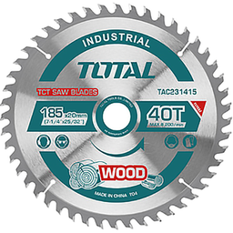 [39442] DISQUE A BOIS CIRCULAIRE D185MM(7-1/4-), 40T/20MM