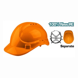[39592] CASQUE DE CHANTIER ORANGE TOTAL