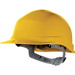 [39623] CASQUE DE CHANTIER ZIRCON JAUNE A SERRAGE GLISSIERE