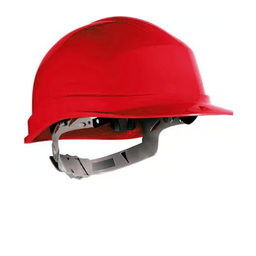 [39624] CASQUE DE CHANTIER ZIRCON ROUGE A SERRAGE GLISSIERE