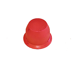 [51556] CAPUCHON PLASTIQUE ROUGE - PAQUET DE 100 PCS