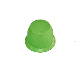 [51557] CAPUCHON PLASTIQUE VERT - PAQUET DE 100 PCS