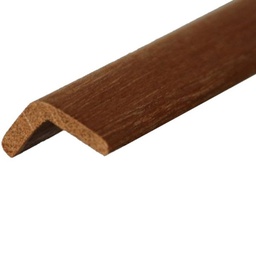 [50386] BAGUETTE ANGLE BOIS ROUGE 2400X28 EPAISSEUR 28MM