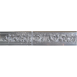 [50440] CORNICHE 100MM SILVER - 2.4 METRES