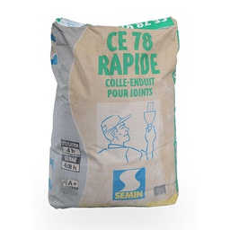 [50466] ENDUIT POUR PLACOPLATRE 25KG CE78 RAPIDE