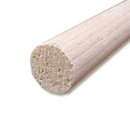 [50481] MOULURES BATON ROND EXOTIQUE BLANC 2400 EPAISSEUR 14MM