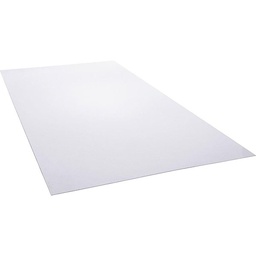 [50514] PLAQUE EN PLEXI BLANC 2X1MX3MM