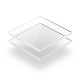 [50516] PLAQUE EN PLEXI TRANSPARENT 2X1MX3MM