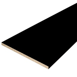 [50550] PANNEAU MELAMINE NOIR LINEAR 2750 X 1830 -18MM