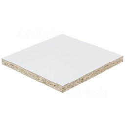 [50576] PANNEAU MELAMINE EP25MM 1220X2440MM BLANC CASSE